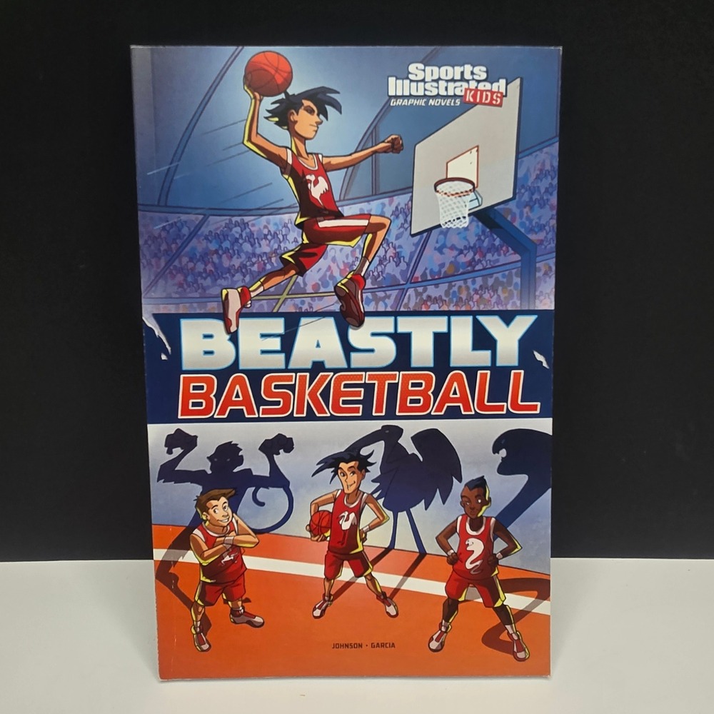 Sports Illustrated Kids Beastly Basketball Graphic Novel Paperback Blue Red